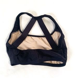 Womens Compression Double Strap Halter Bra Top